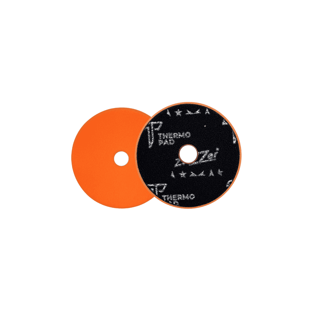 ZviZZer - Thermo Trapez Medium Cut Pad arancione - One-Step-Pad arancione 75mm
