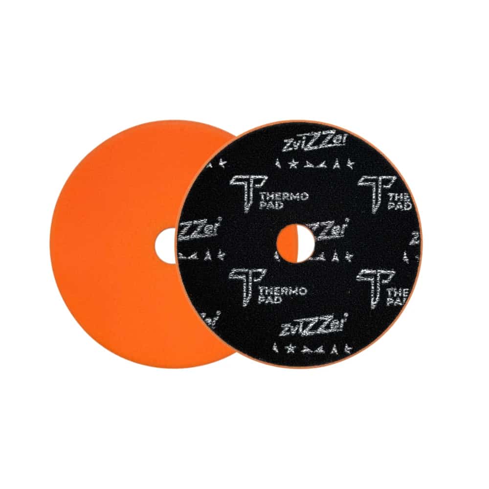 ZviZZer - Thermo Trapez Medium Cut Pad arancione - One-Step-Pad arancione 125mm